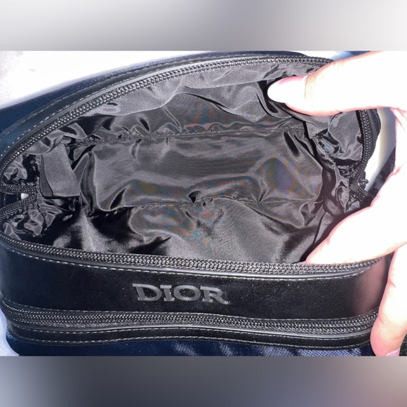 Christian Dior Beauty Cosmetic Pouch GWP Navy/Black NEW in Box - Picture 4 of 8